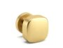 Pomolo Fisso Roger d.55x55h Rosetta d.51x5h TS-SuperOro Satinato  Olivari